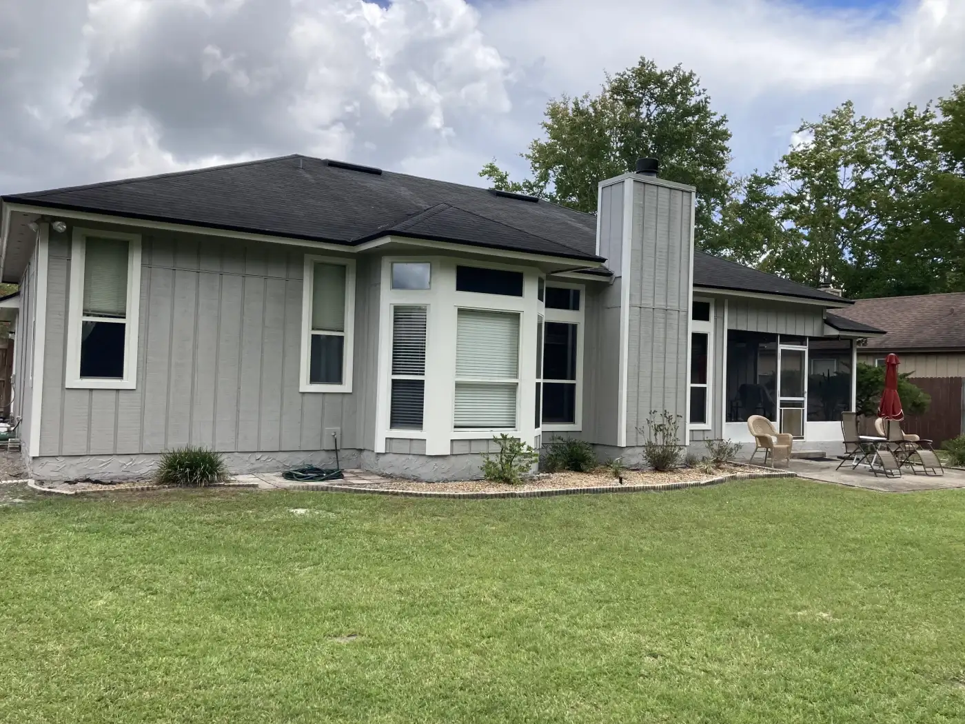 White Vinyl Replacement Double Hung Windows Jacksonville Image